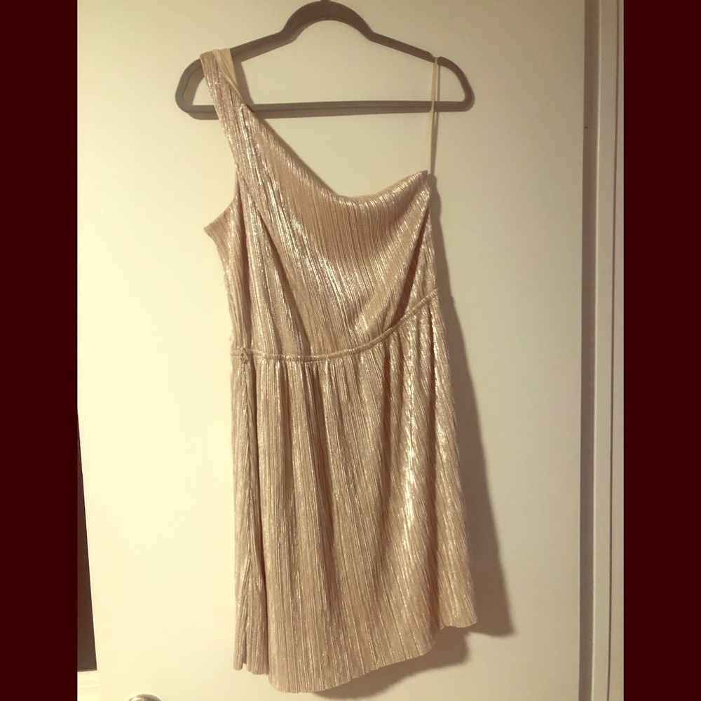 EXPRESS one shoulder mini dress